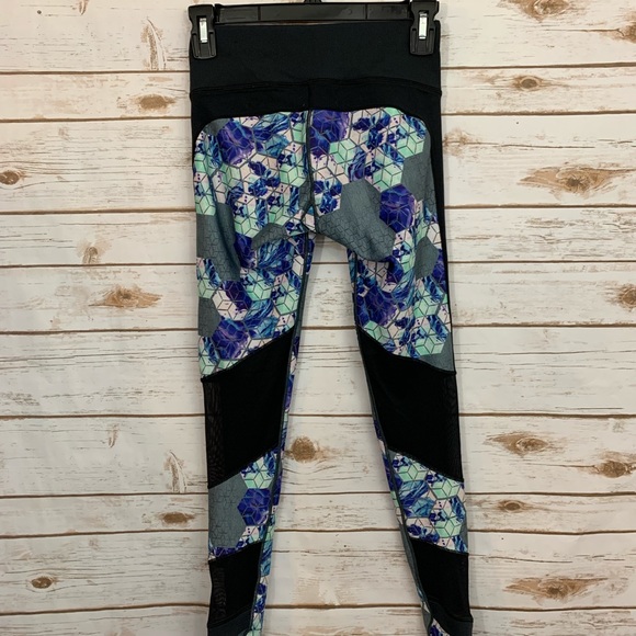 Calia Full Length Patterned Fitness/ Yoga Pants XS - Picture 2 of 8